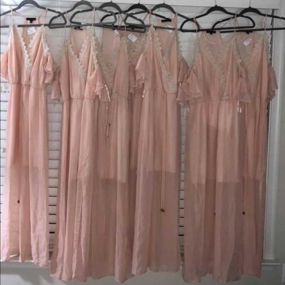 Set of 5 bridesmaid maxi dresses $150 obo